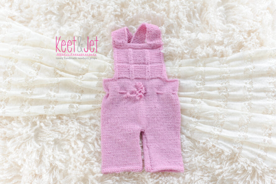 Newborn knitted overall Lize