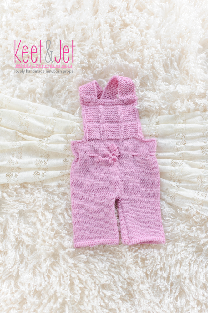 Newborn knitted overall Lize