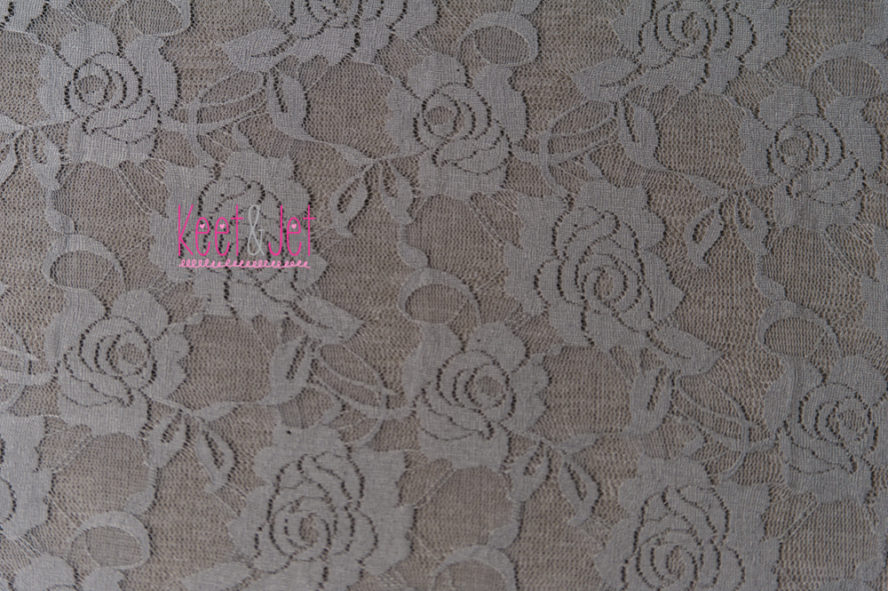 Beanbag lace layer taupe